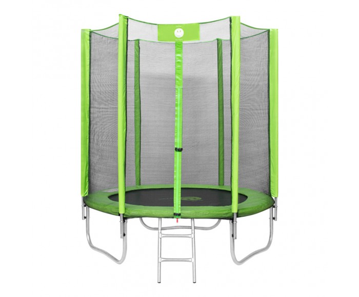 БАТУТ SMILE STG-183 С ЗАЩИТНОЙ СЕТКОЙ И ЛЕСТНИЦЕЙ